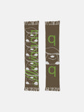 MAGIQQ JACQUARD SCARF BROWN