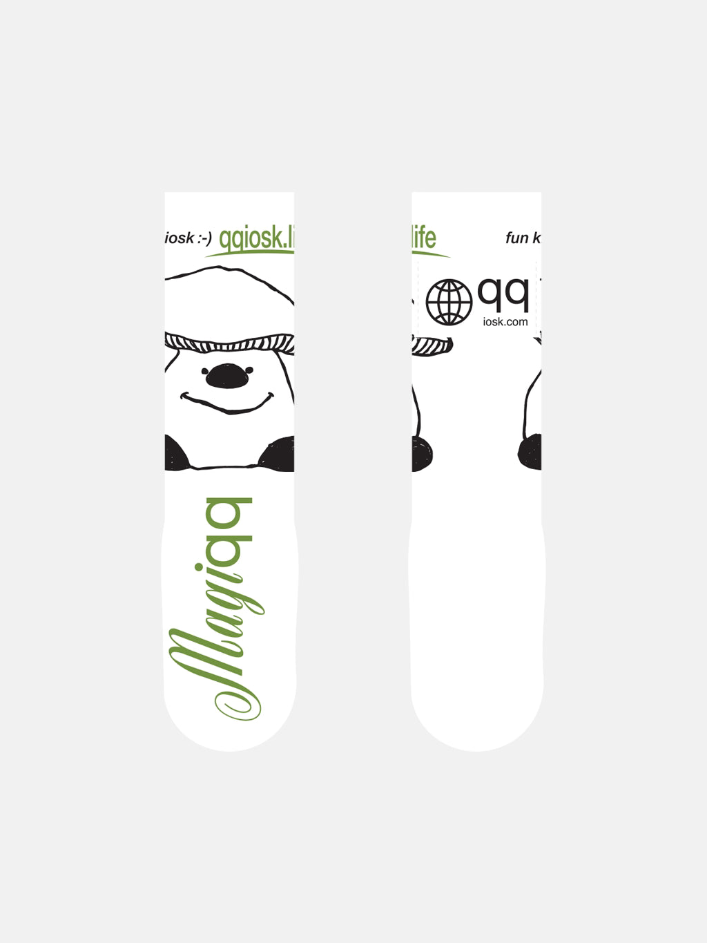 MAGIQQ WHITE SOCKS