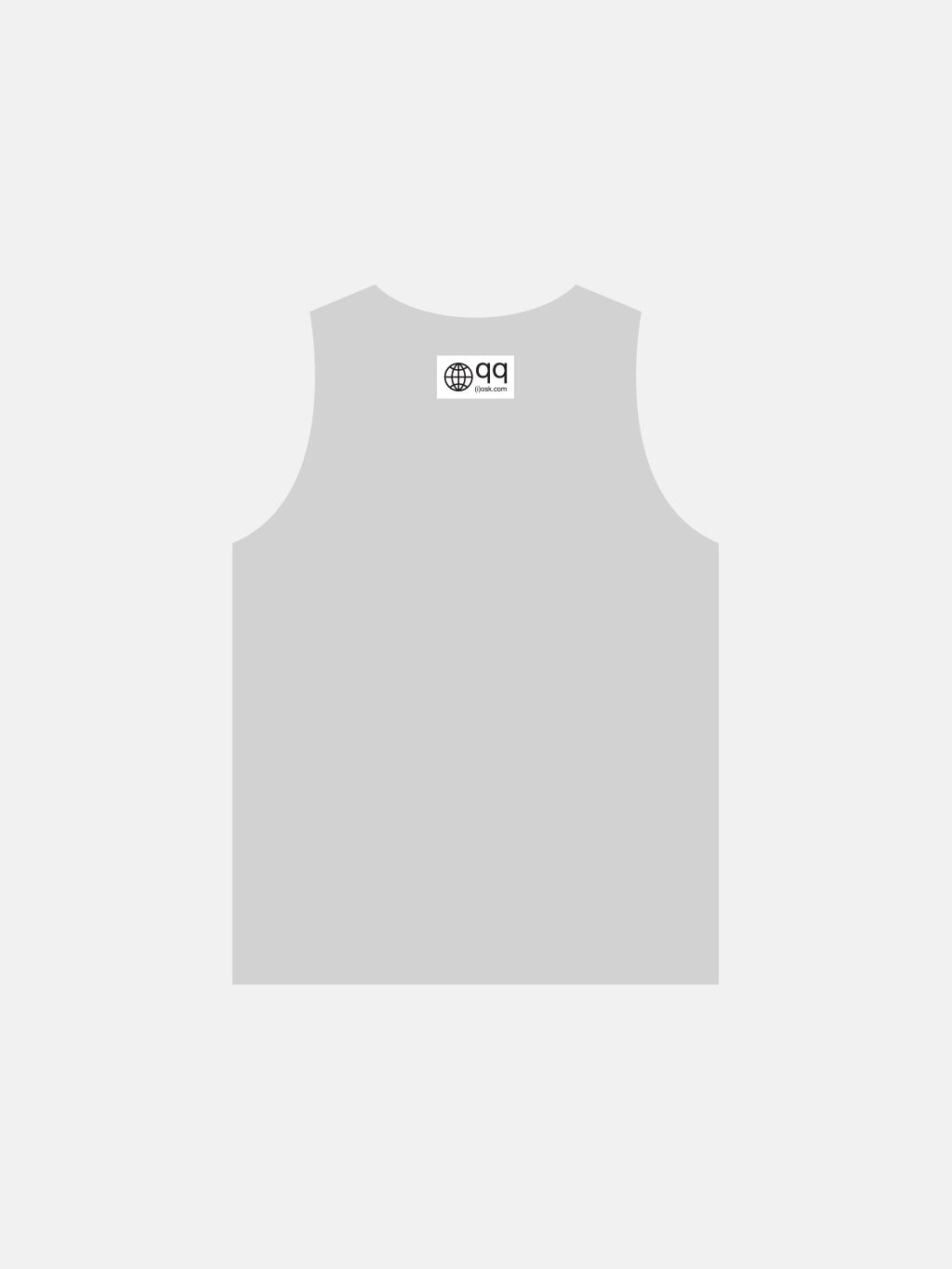 SELF-FINDER SLEEVELESS TEE GREY