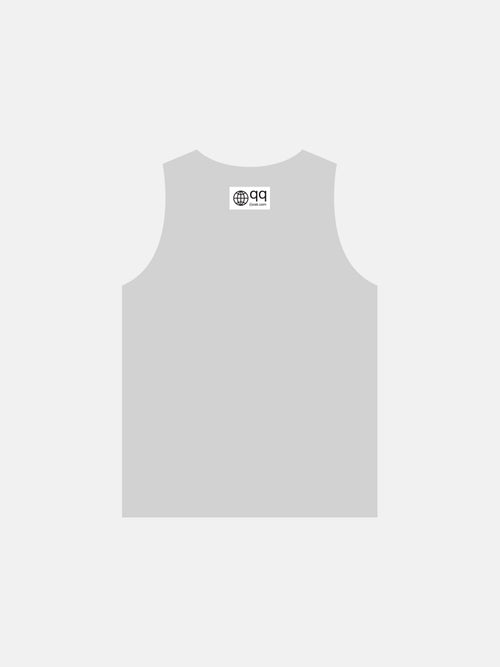 SELF-FINDER SLEEVELESS TEE GREY