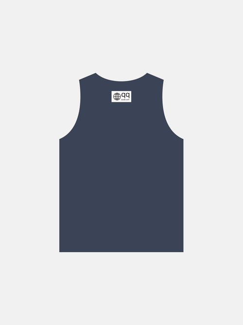 SELF-FINDER SLEEVELESS TEE NAVY